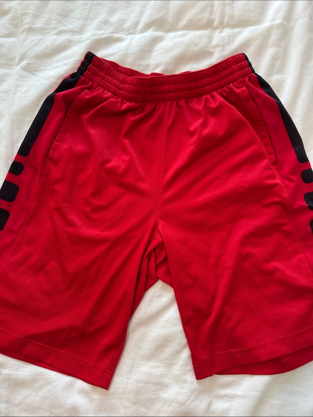 BUNDLE- Nike Dry-Fit Elite Youth XL Shorts  - White, Blue, Gray, Red, Black - Picture 8 of 12